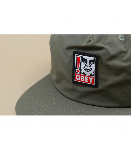 khaki Obey snapback